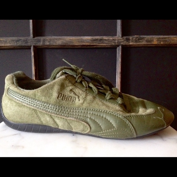 puma green shoes women